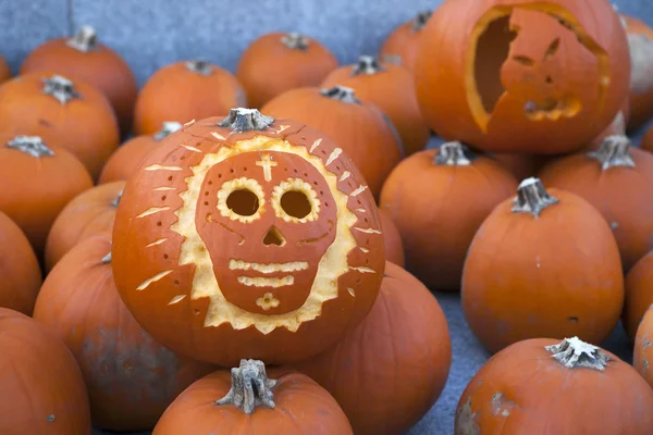 Halloween-Kürbisse — Stockfoto