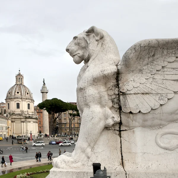 ROME JUNE 29, 2014: View of Venice square in Rome on JUNE 29, 2014 — Stock Photo, Image