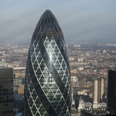 Londra 'nın havadan görüntüsü