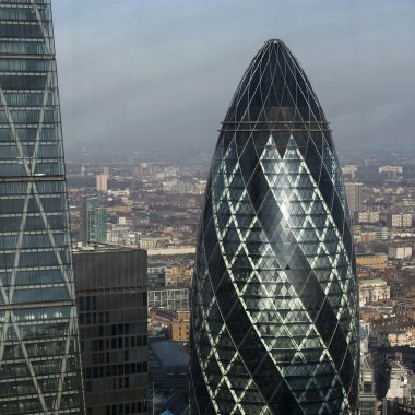 Londra 'nın havadan görüntüsü