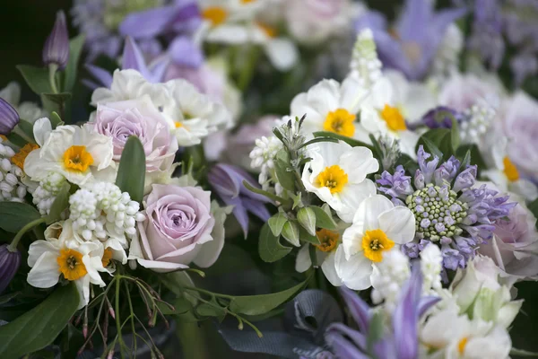 Bouquet di fiori di giacinto blu — Foto Stock