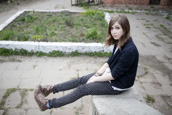 Portrait of teen girl — Stock Photo, Image