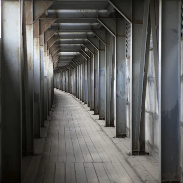 Underground with walls and ladder — Stock Photo, Image