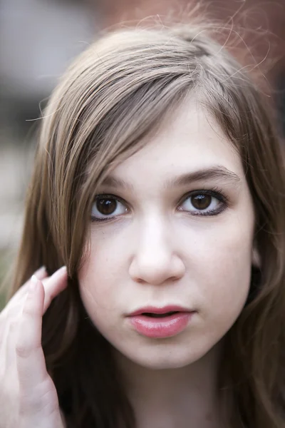 Portrait of teen girl — Stock Photo, Image