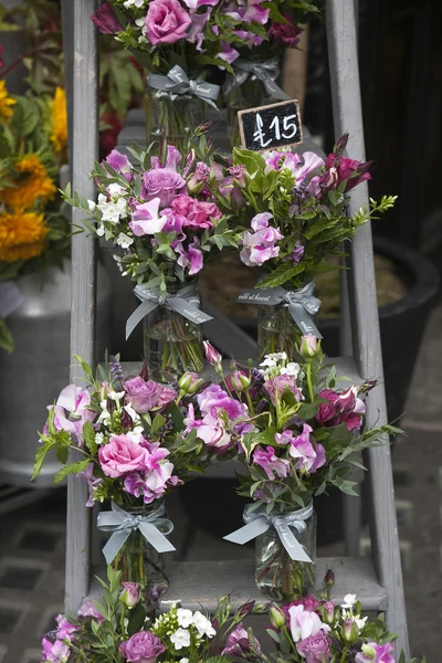 Boeket van bloemen, zoete erwten, Lathyrus odoratus — Stockfoto