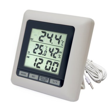 beyaz zemin üzerine Manometre