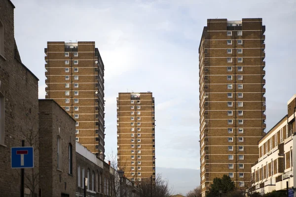 Inner city council homes — Stock Photo, Image