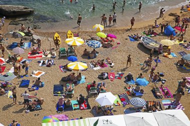 Tossa Beach İspanya ünlü yer. Tossa de yer alan 