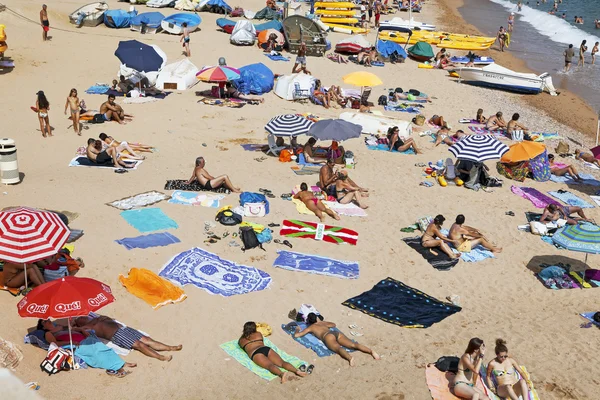 Tossa Beach es un destino famoso en España. Situado en Tossa de —  Fotos de Stock