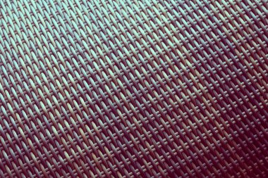 Sentetik rattan dokuma arka planı bahçe mobilyalarında kullanılıyor..