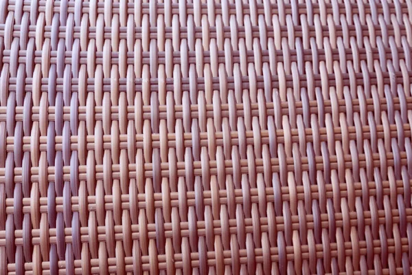 屋外の庭の家具で使用される合成籐のテクスチャ織りの背景 — ストック写真