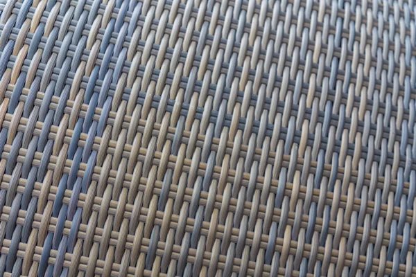 Syntetyczne Tło Tkania Tekstur Rattanowych Stosowane Meblach Ogrodowych — Zdjęcie stockowe