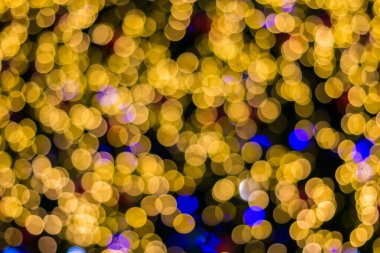 Noel ağacı arkaplanından Bokeh