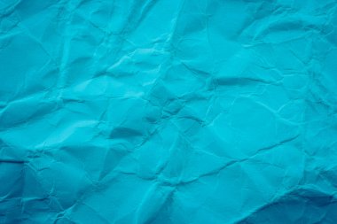 Mavi buruşuk kağıt arkaplan