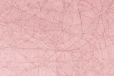 Eski açık pembe buruşmuş kağıt dokusu