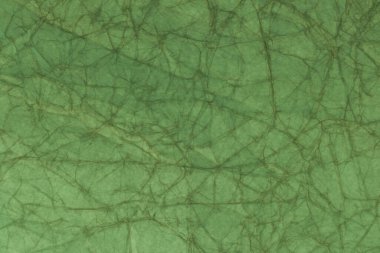 Eski açık yeşil buruşmuş kağıt dokusu