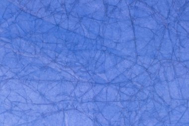 Eski açık mavi buruşmuş kağıt dokusu