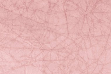 Eski açık pembe buruşmuş kağıt dokusu