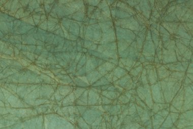 Eski yeşil buruşmuş kağıt dokusu