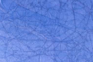 Eski açık mavi buruşmuş kağıt dokusu