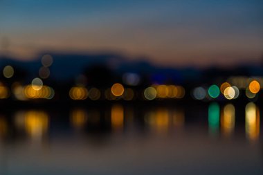 Çok renkli ışıklar bokeh arkaplan