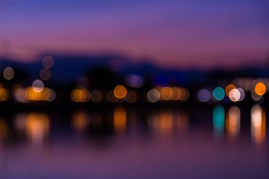 Çok renkli ışıklar bokeh arkaplan