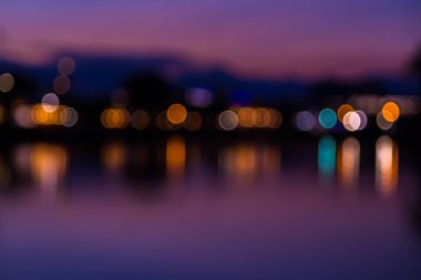 Çok renkli ışıklar bokeh arkaplan