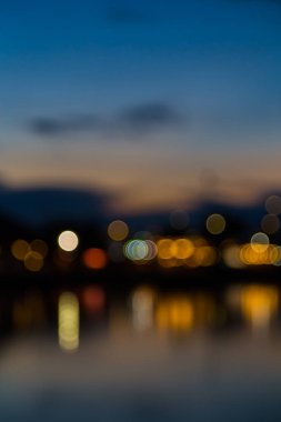 Çok renkli ışıklar bokeh arkaplan