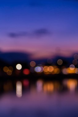 Çok renkli ışıklar bokeh arkaplan