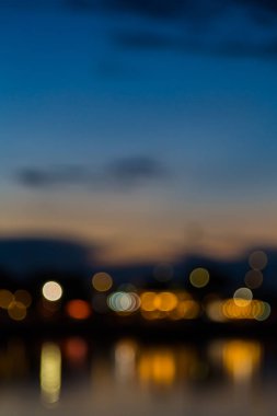 Çok renkli ışıklar bokeh arkaplan