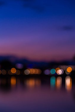 Çok renkli ışıklar bokeh arkaplan