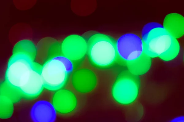 Colorful circles of light abstract bokeh background