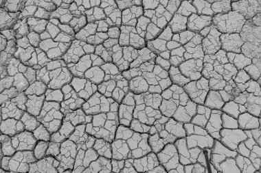 Çatlamış toprak kuru kara dokusu arka planı