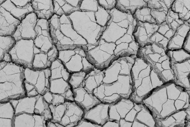 Çatlamış toprak kuru kara dokusu arka planı