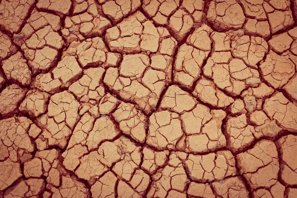 地面乾燥地乾燥地テクスチャの背景 — ストック写真