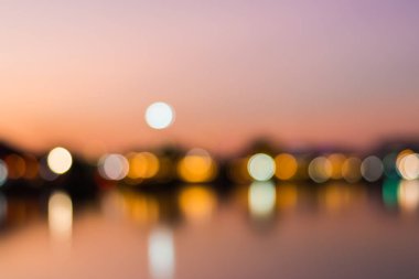 Işık Bokeh 'inin soyut arkaplanı