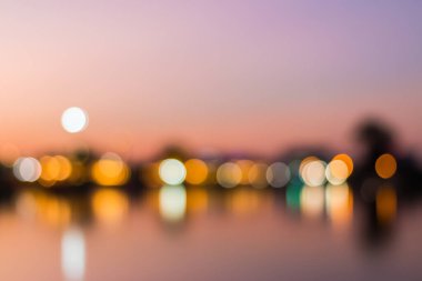 Işık Bokeh 'inin soyut arkaplanı