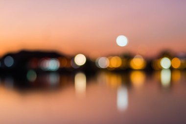 Işık Bokeh 'inin soyut arkaplanı