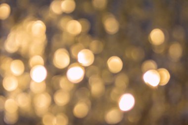 Altın parıltı Bokeh soyut arkaplanı