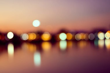 Bokeh of Light 'ın klasik soyut şehir arka planı