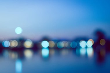 Bokeh of Light 'ın klasik soyut şehir arka planı