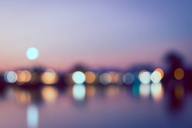 Bokeh of Light 'ın klasik soyut şehir arka planı