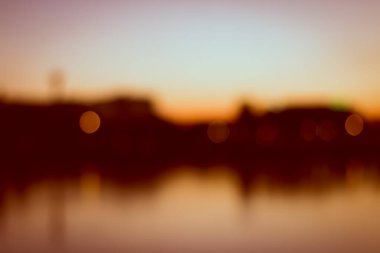 Bokeh of Light 'ın klasik soyut şehir arka planı