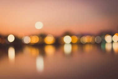 Bokeh of Light 'ın klasik soyut şehir arka planı