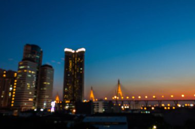 Bokeh of City 'nin gece arkaplanı