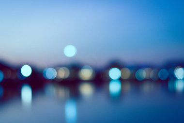 Bokeh of Light 'ın klasik soyut şehir arka planı