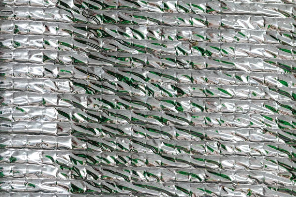 Texture Aluminium Foil Roof Background — Fotografia de Stock