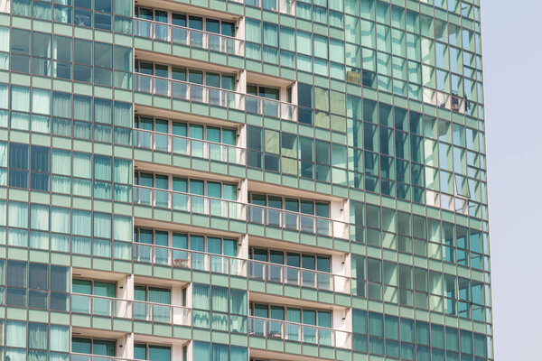 Contemporary condominiums pattern background