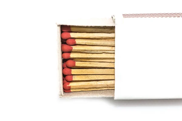 Matchbox White Background — Stock Photo, Image