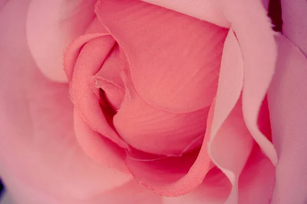 Pink Fabric Rose Flower Artificial Flowers Colorful Background — Stock Photo, Image